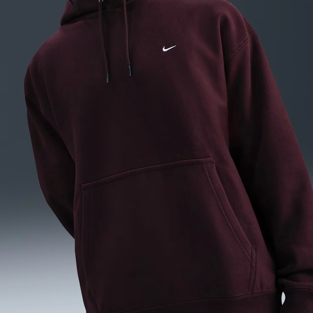 Nike Men's Burgundy Hoodie - Small - very good/excellent condition